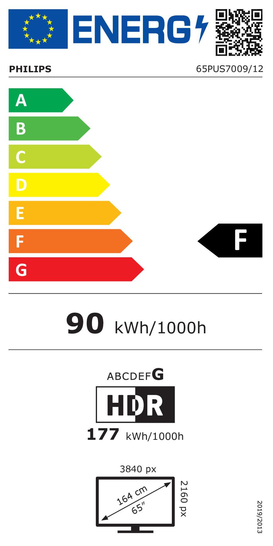 PHILIPS  Philips 65PUS7009/12 TV 165,1 cm (65") 4K Ultra HD Smart TV Wi-Fi Cromo 