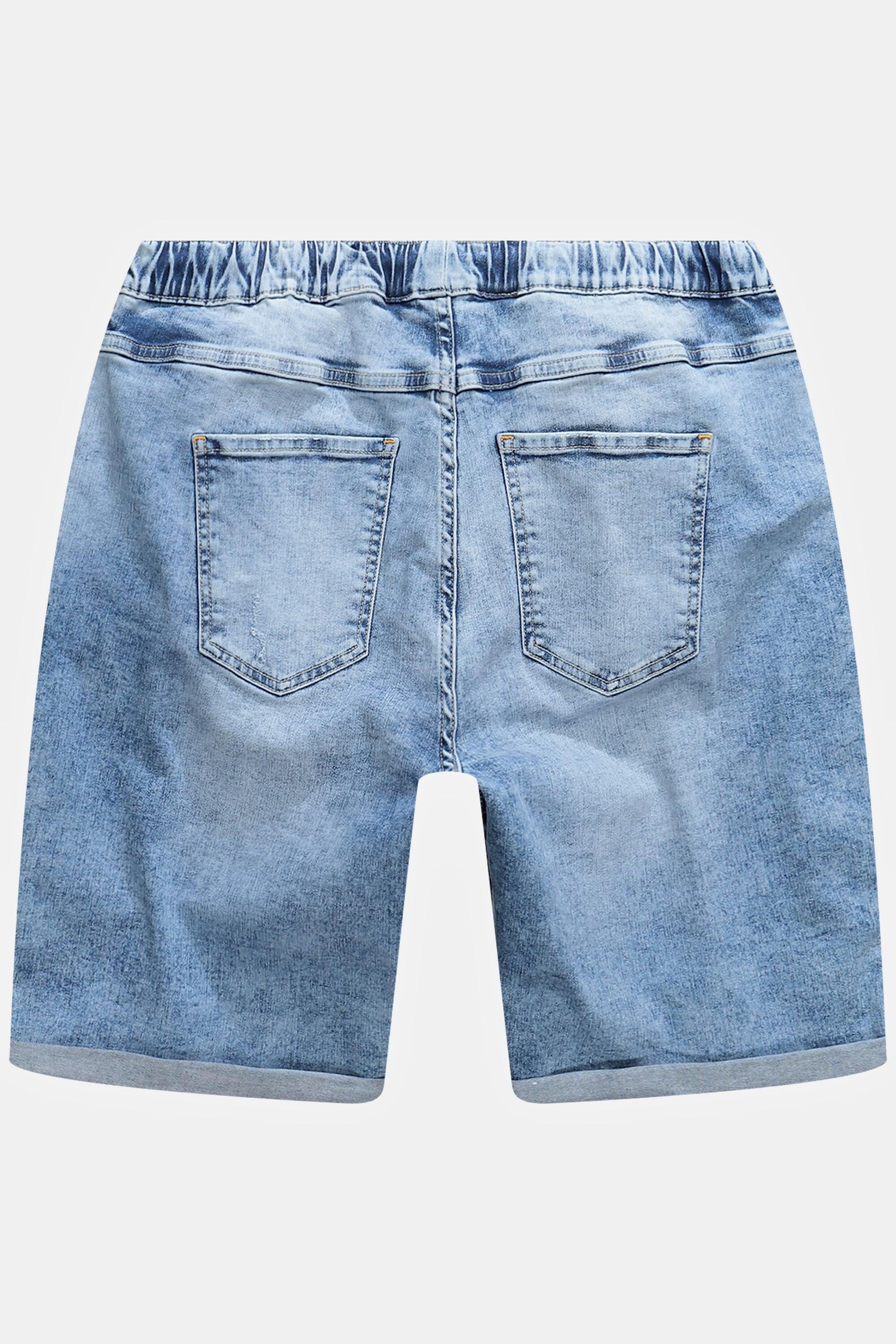 Sthuge  Bermuda en jean STHUGE, technologie FLEXLASTIC®. Denim à look destroy. Jusqu'au 8XL. 