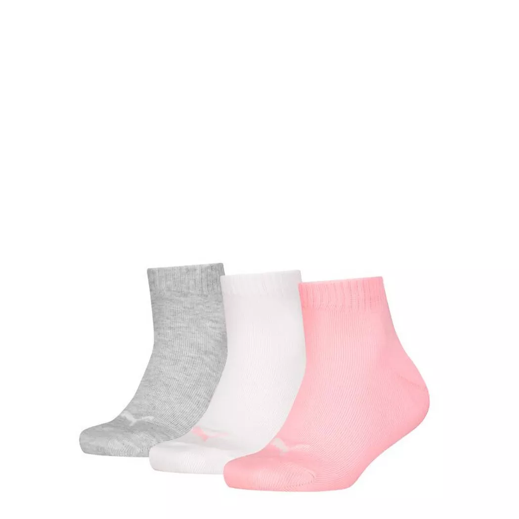 Puma - Calzini a quarti per bambini, 35-38, Grigio