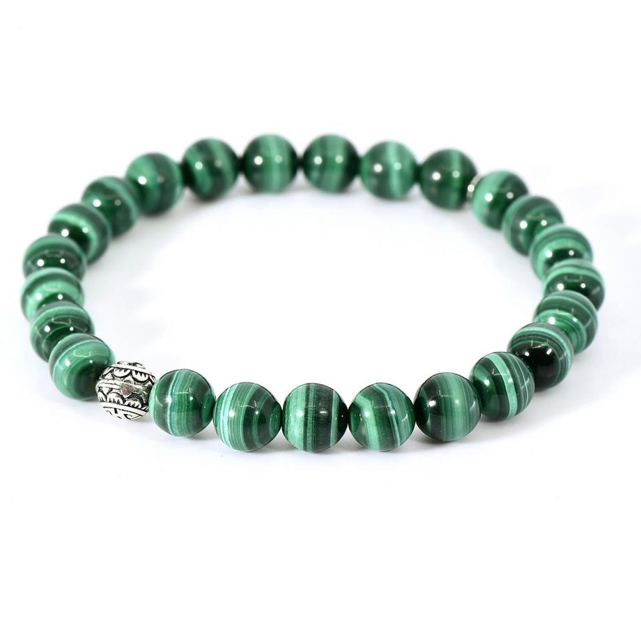 Balibay  Eskar  Armband mit echten Malachit Steinen 