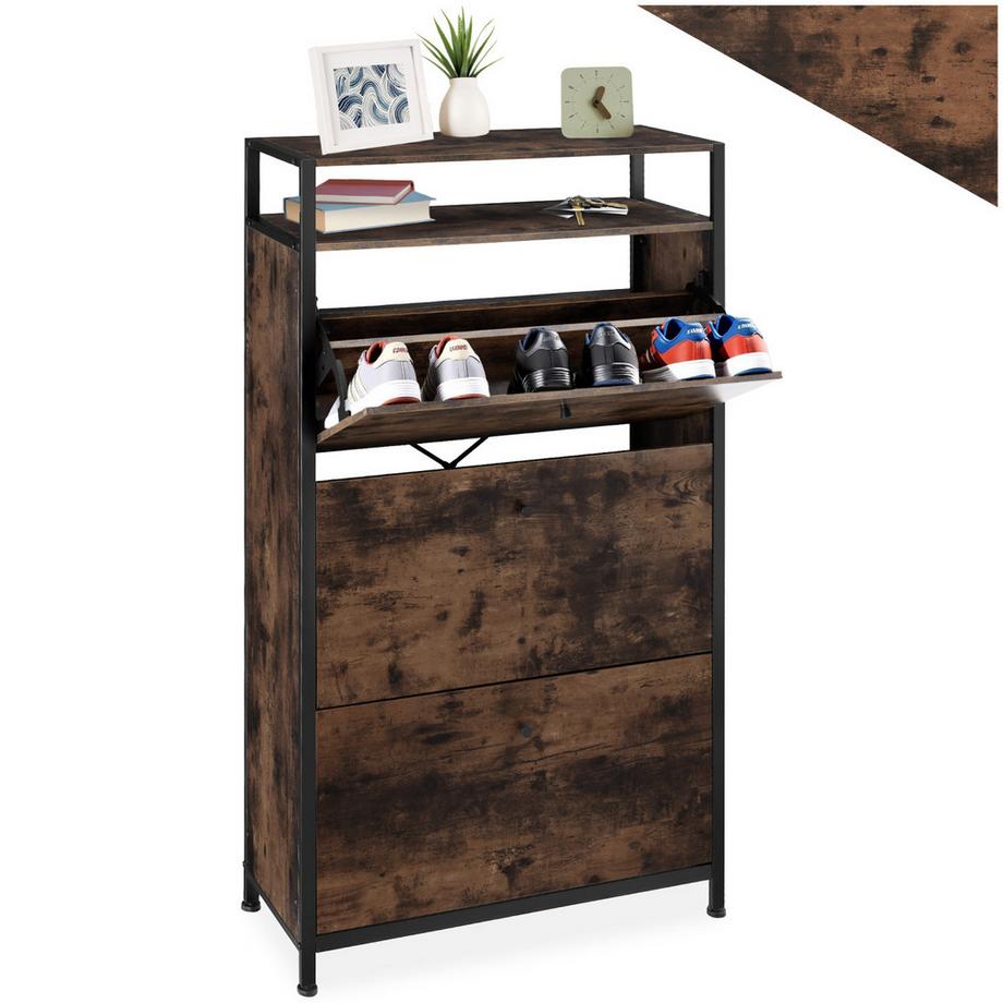 Scarpiera Braddock stile industriale