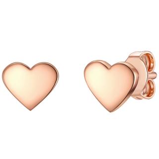 Eastside  Femme Clous d'oreilles en acier inoxydable Coeur 