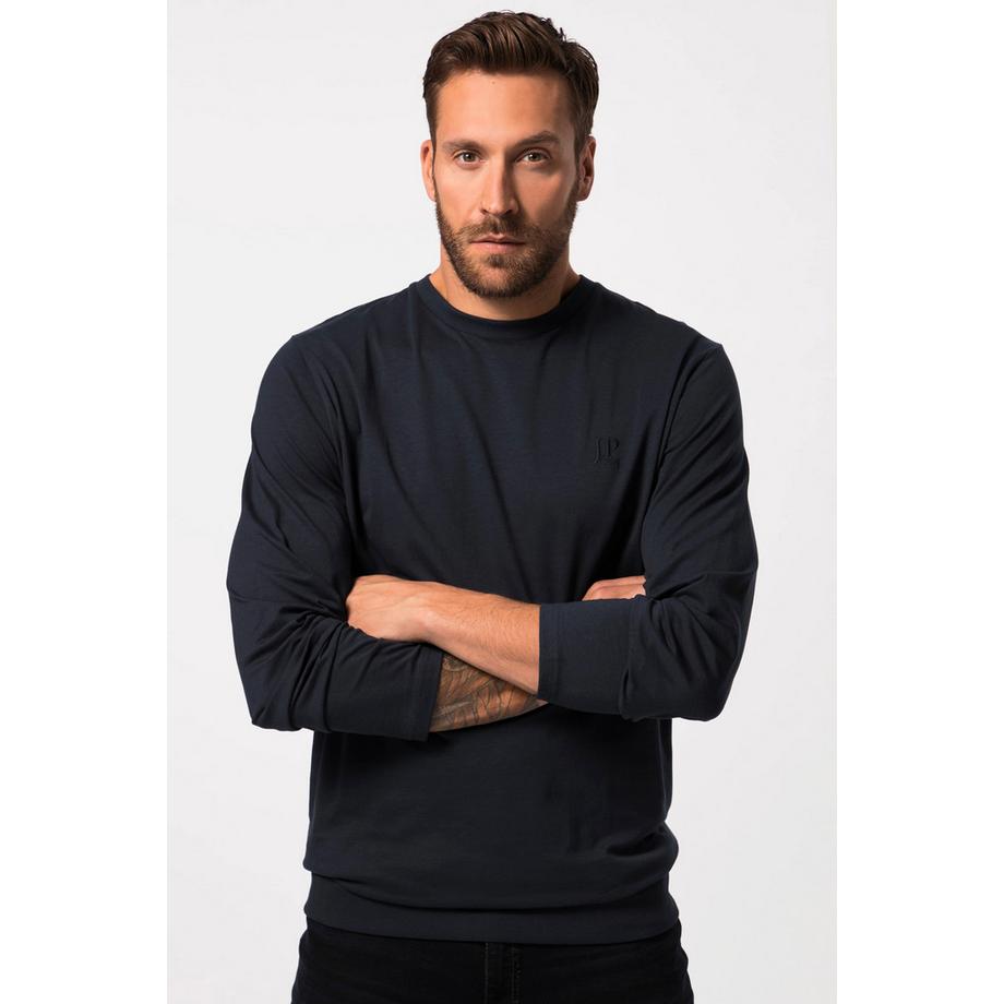 JP1880 Basic Langarmshirt Rundhals Bauchfit  