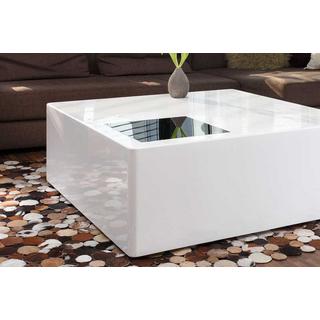 mutoni Table basse 100x100x45cm blanc  