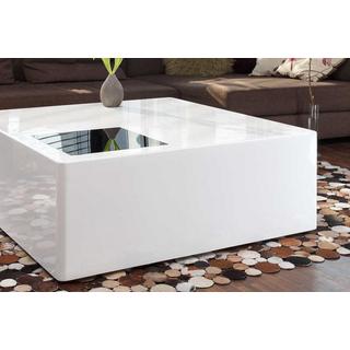 mutoni Table basse 100x100x45cm blanc  