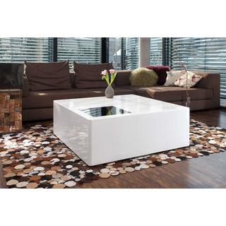 mutoni Table basse 100x100x45cm blanc  