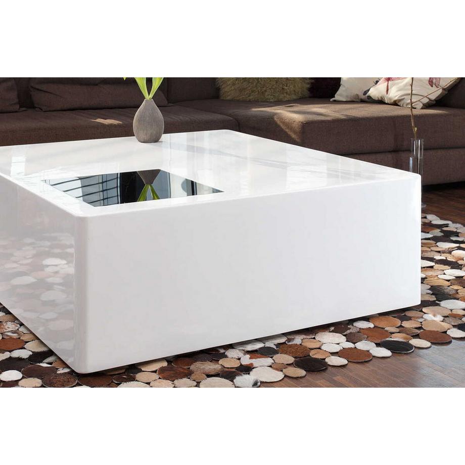 mutoni Couchtisch 100x100x45cm weiss  