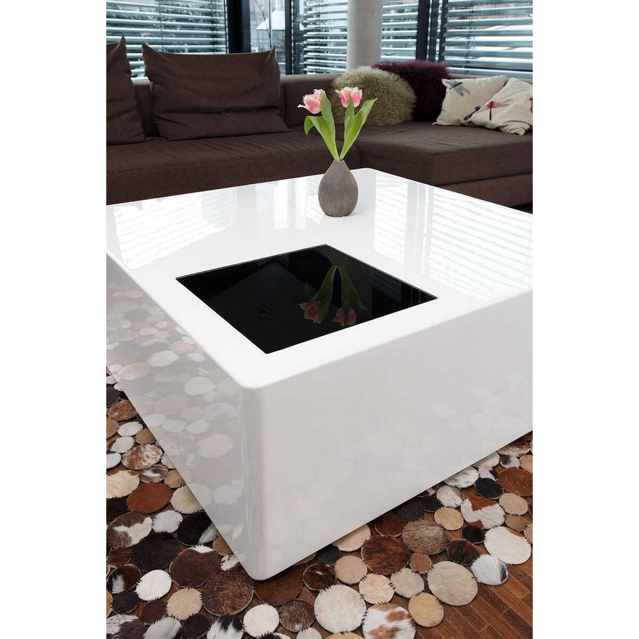 mutoni Couchtisch 100x100x45cm weiss  