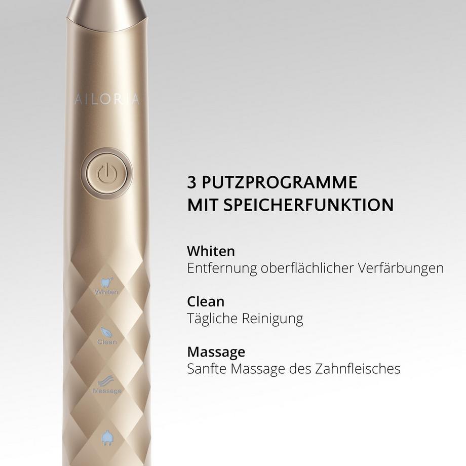 AILORIA SHINE BRIGHT USB-Schallzahnbürste  