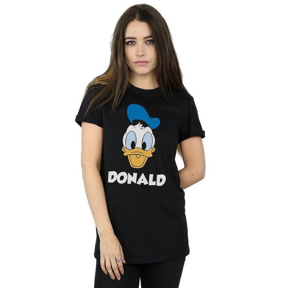 Disney Donald Duck Gesicht Logo T-Shirt  