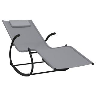 VidaXL Chaise longue tissu  