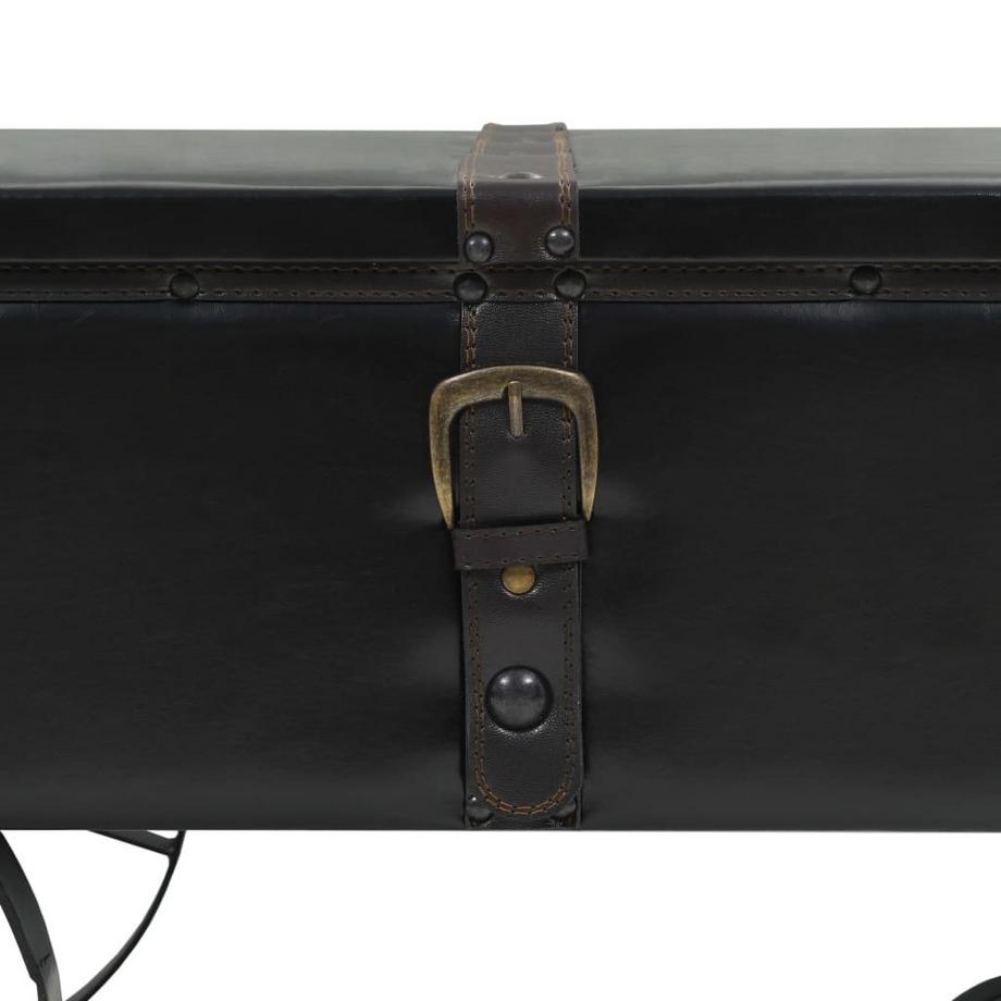 VidaXL Table basse cuir artificiel  