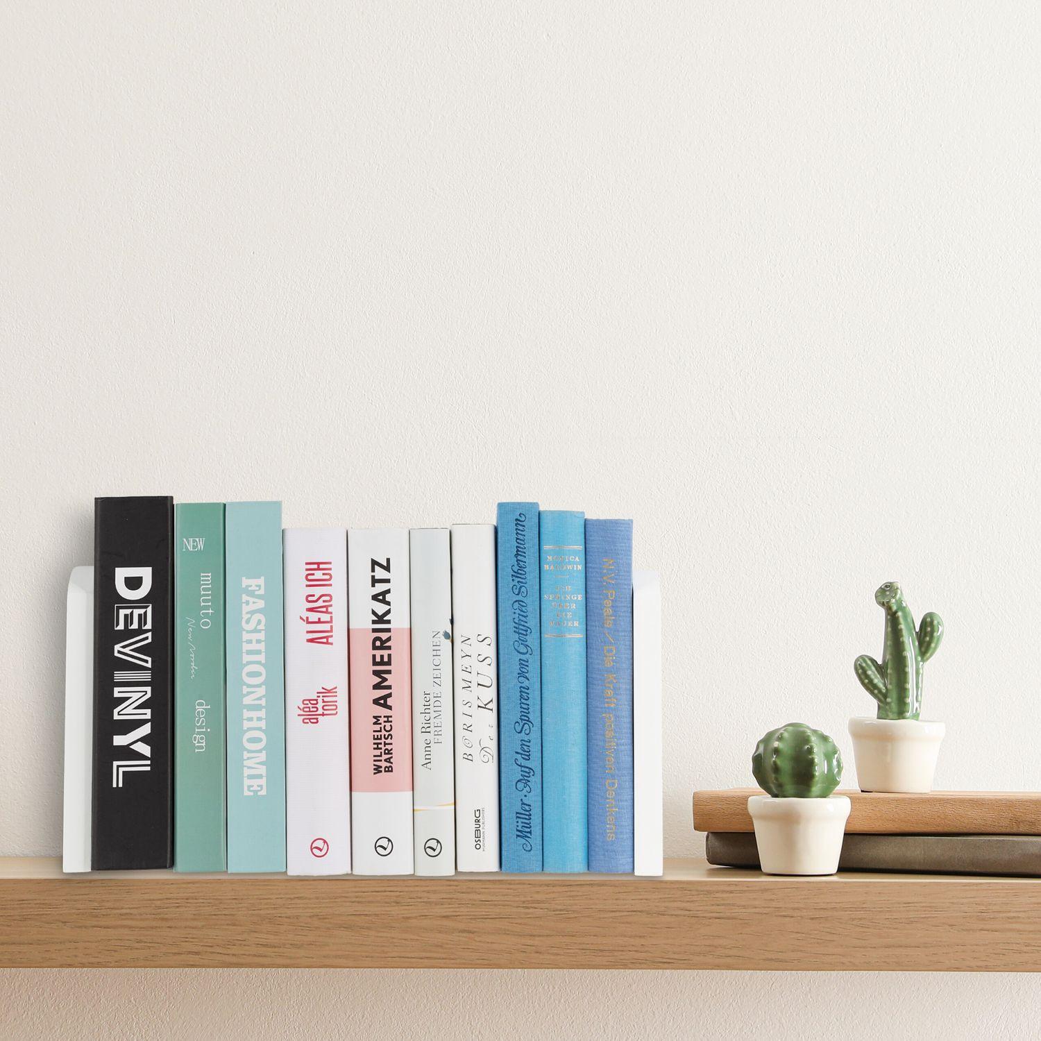 Northix Ensemble de serre-livres, supports polyvalents  