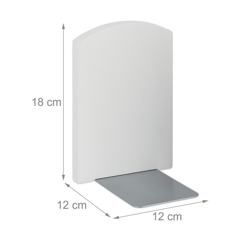 Northix Ensemble de serre-livres, supports polyvalents  