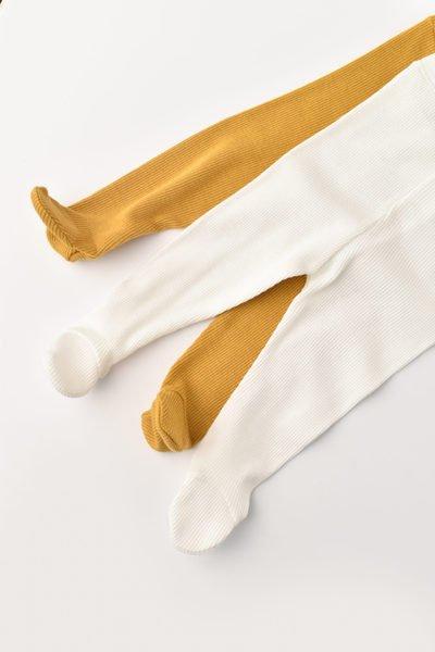 BabyCosy Organic  Strickhose mit Fuß, 2 Pack 