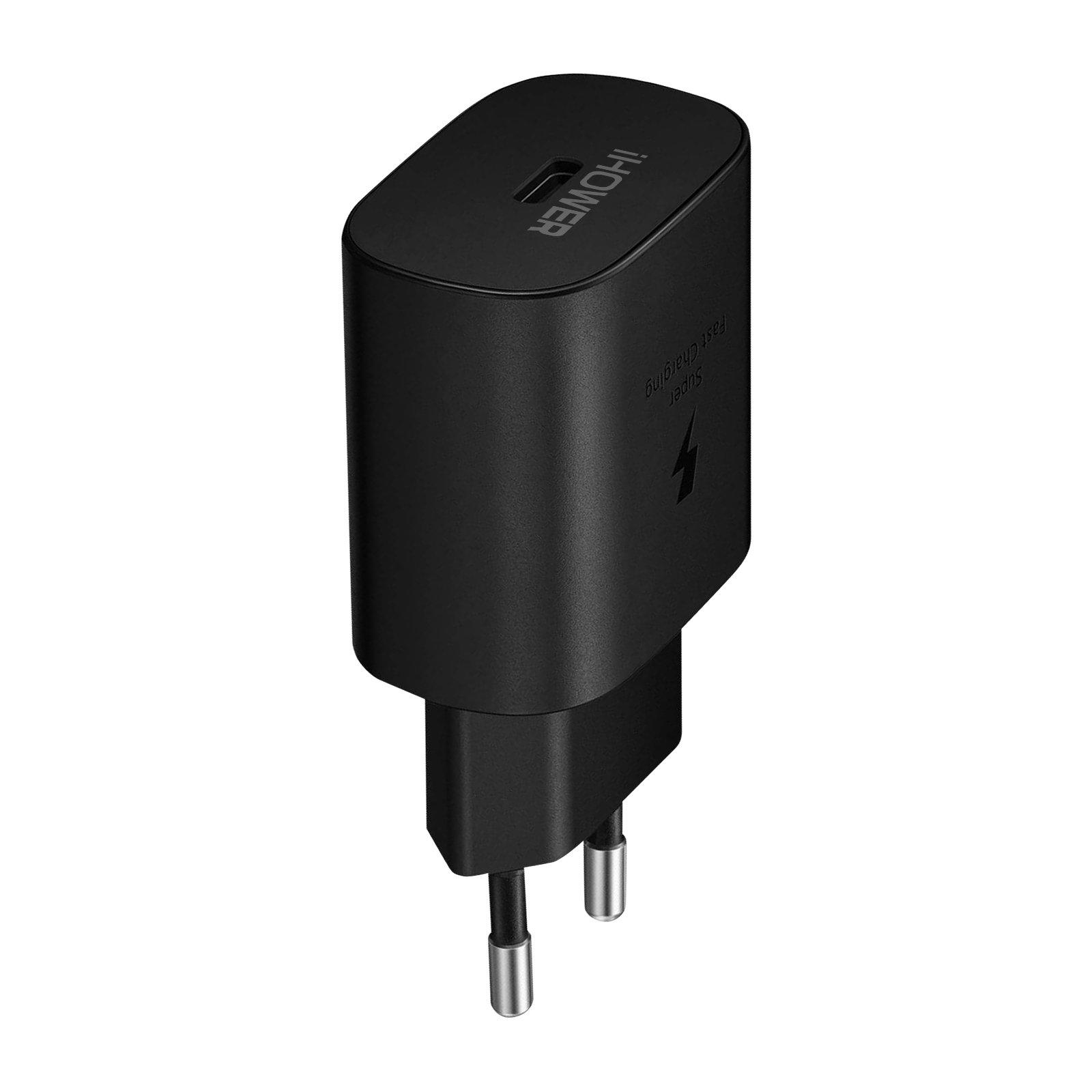 Image of Netzteil USB-C 25W iHower Schwarz
