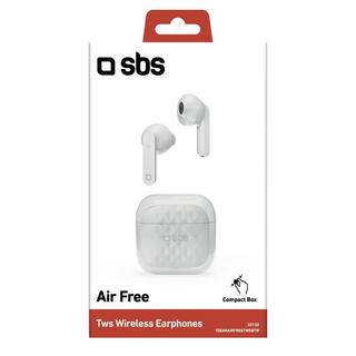 SBS  SBS TWS Air Free Écouteurs True Wireless Stereo (TWS) Ecouteurs Appels/Musique Socle de chargement Blanc 