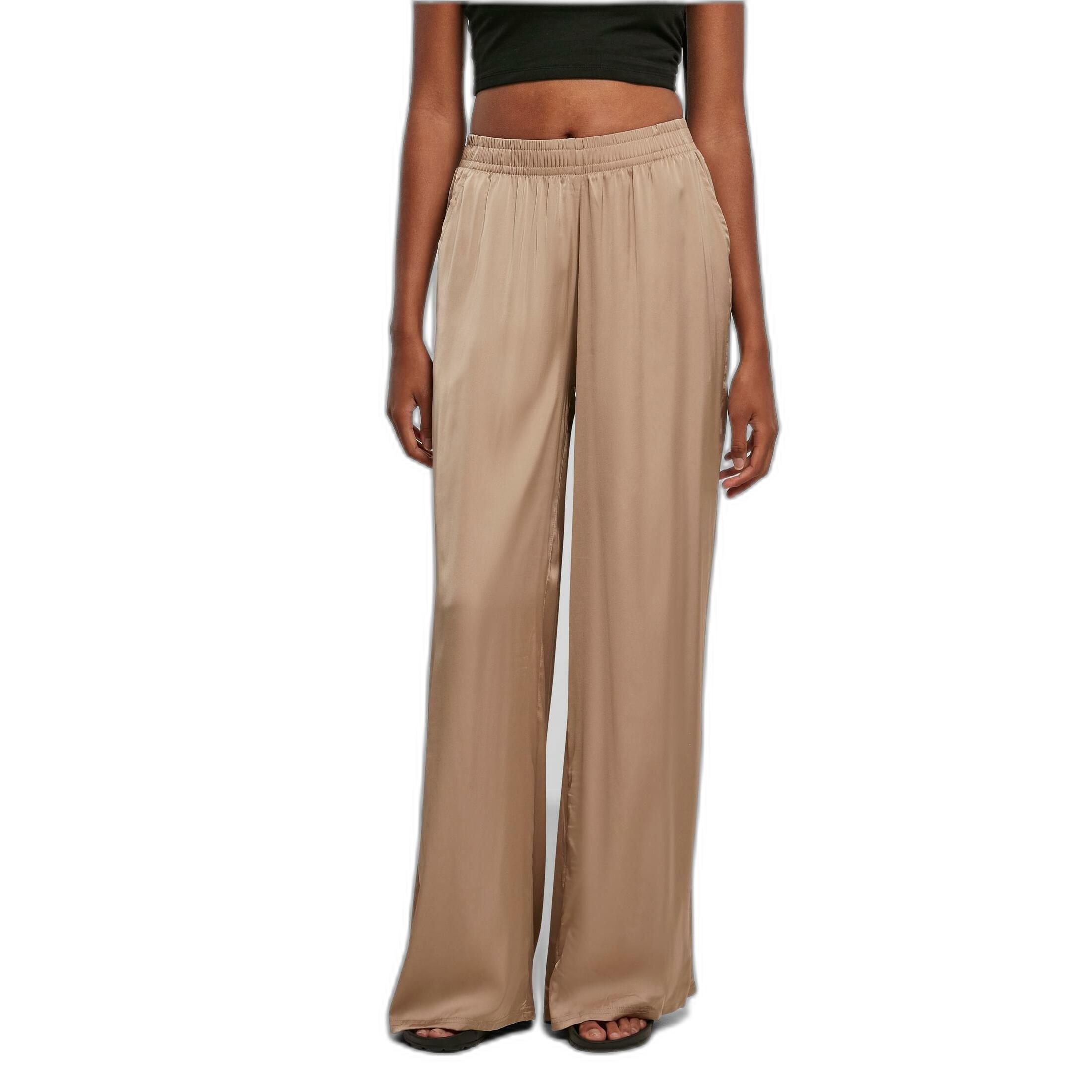 Image of Weite Hose Aus Satin, Damen Unisex XL