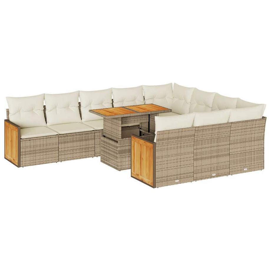 set divano da giardino Polirattan