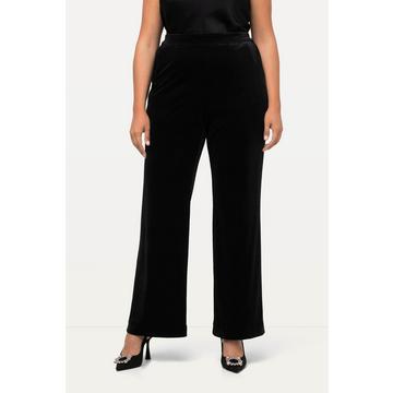 Pantalon de tailleur en velours, coupe évasée, ceinture confortable