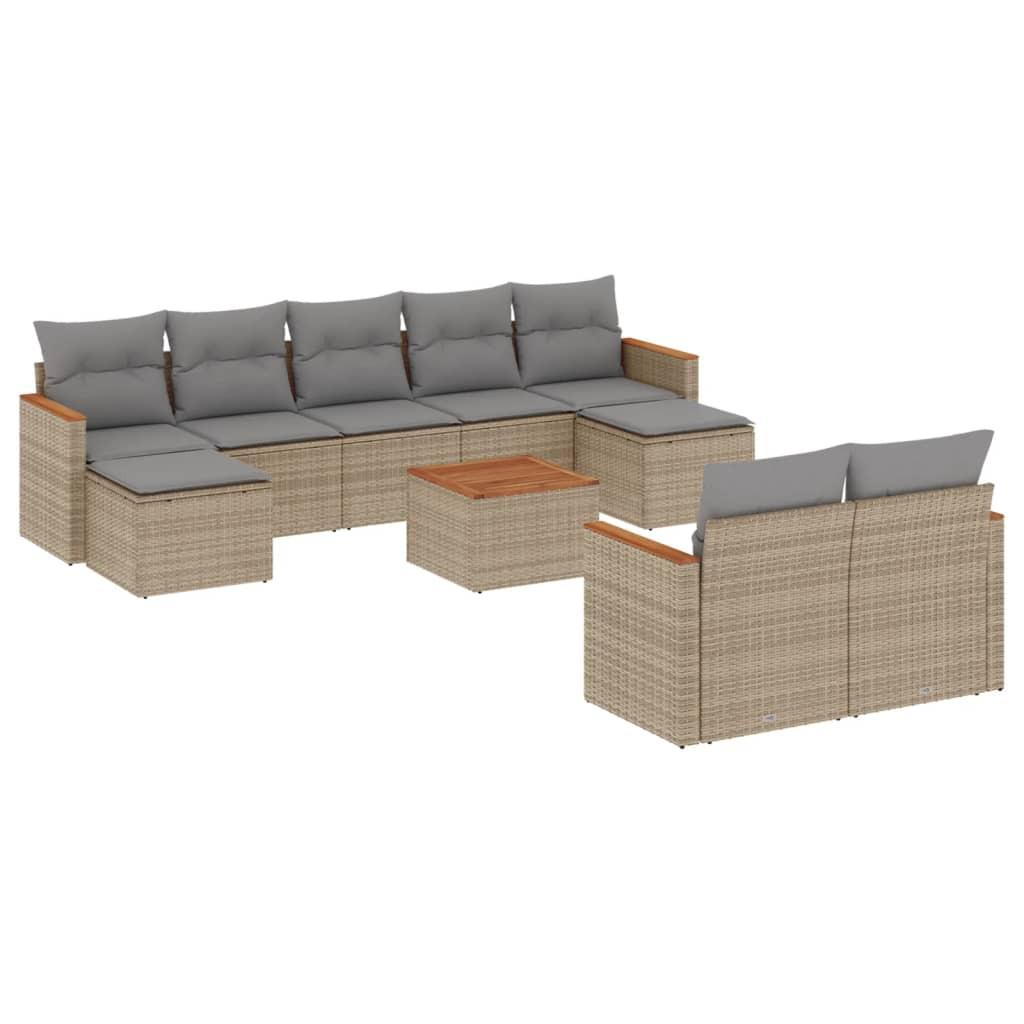 VidaXL Garten sofagarnitur poly-rattan  