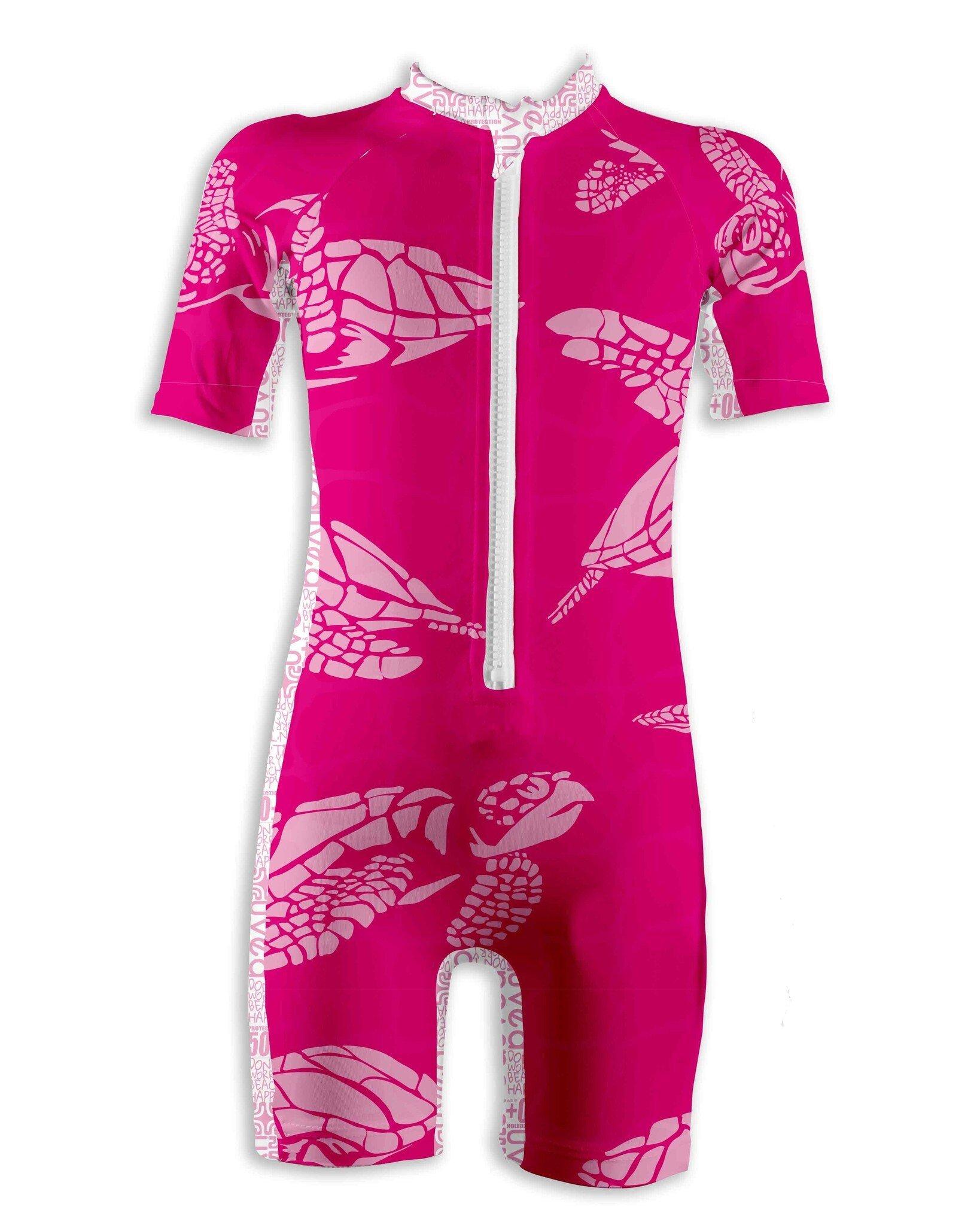 Image of Kinder Badeanzug Monaco Galapagos Rose Unisex Pink 68-74