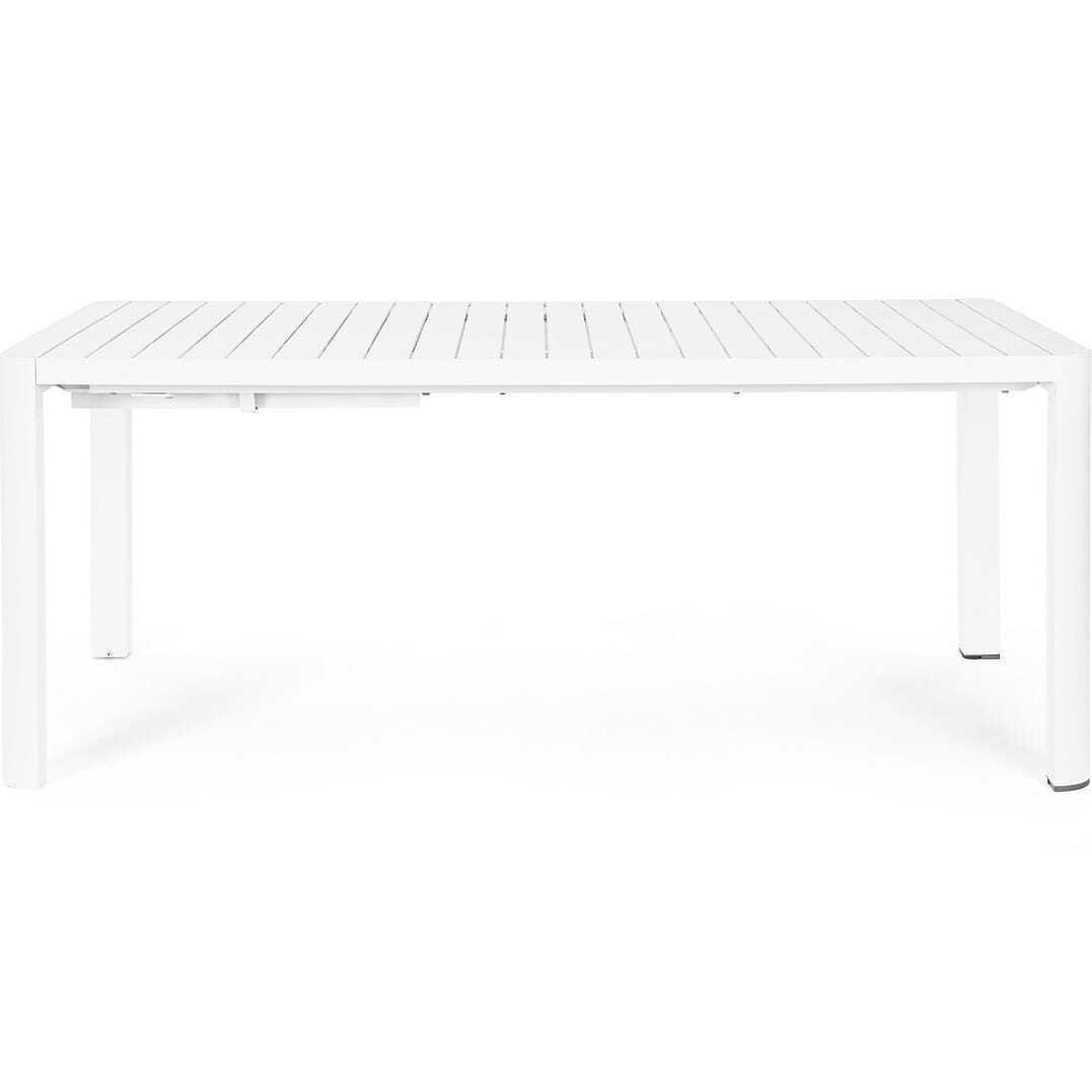 mutoni lifestyle Garten Ausziehtisch Kiplin weiss 180-240x100  