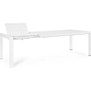 mutoni lifestyle Garten Ausziehtisch Kiplin weiss 180-240x100  