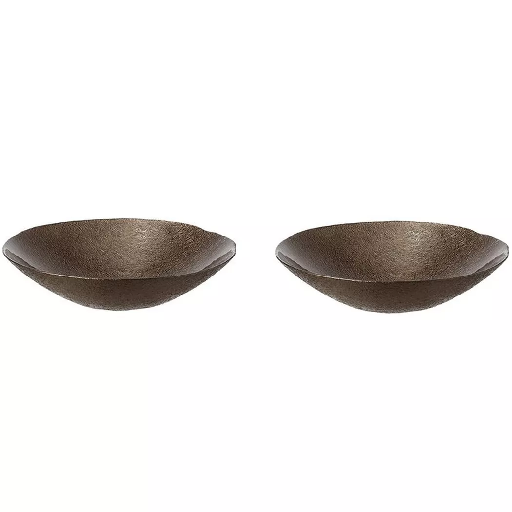 Leonardo - 2er-Set Schale Como (32cm), 32cm, Bronze
