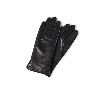 Gants en cuir à doublure en cachemire et fonction écran tactile