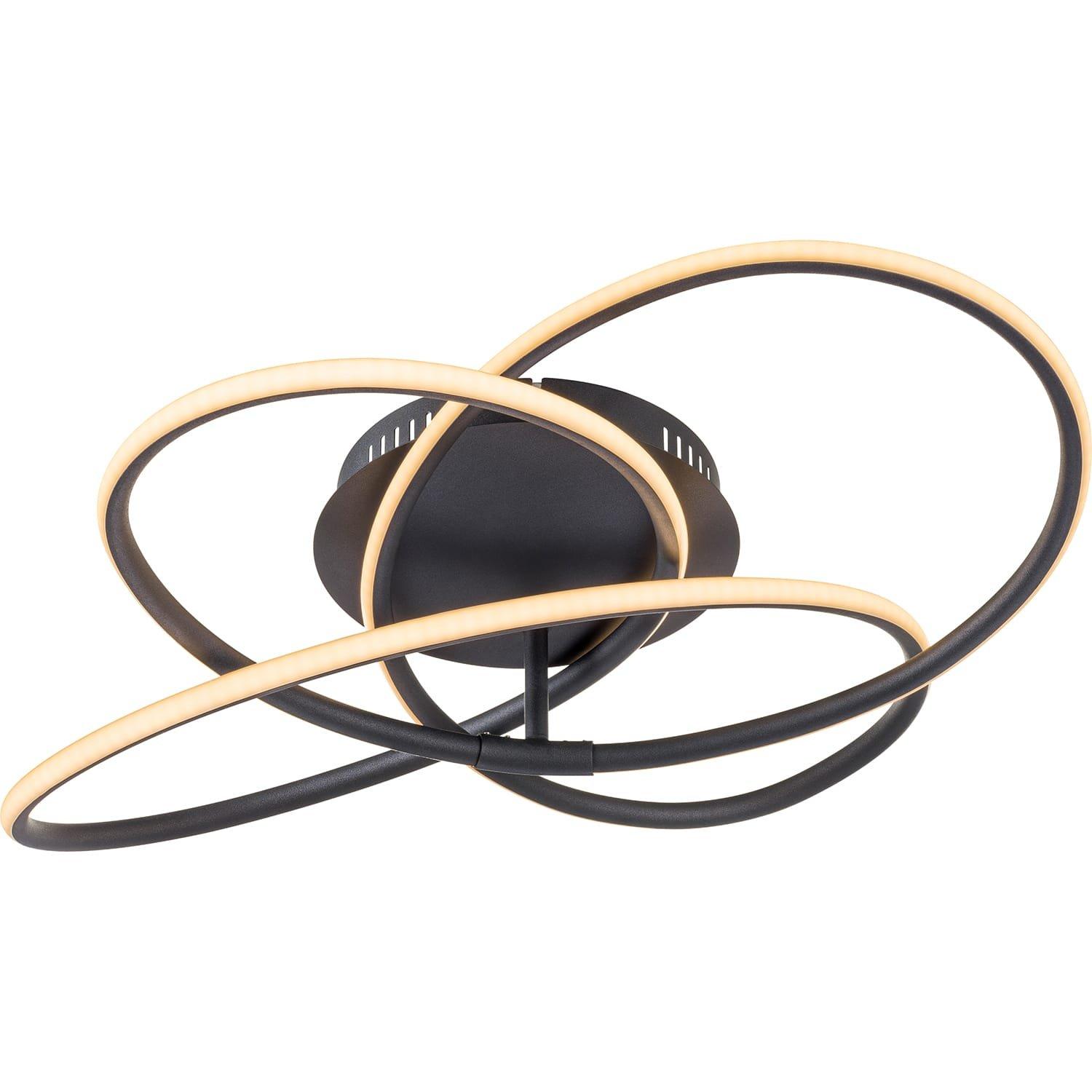 Image of Deckenleuchte Panda Metall matt 1xLED 60x60x13 Deckenleuchte Panda Metall matt 1xLED 60x60x13