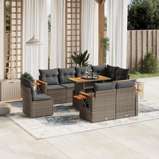 VidaXL Garten sofagarnitur poly-rattan  