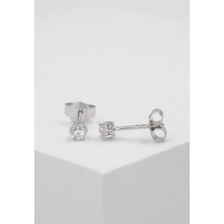 MUAU Schmuck  Ohrstecker Diamant 0.25ct. Weissgold 750 