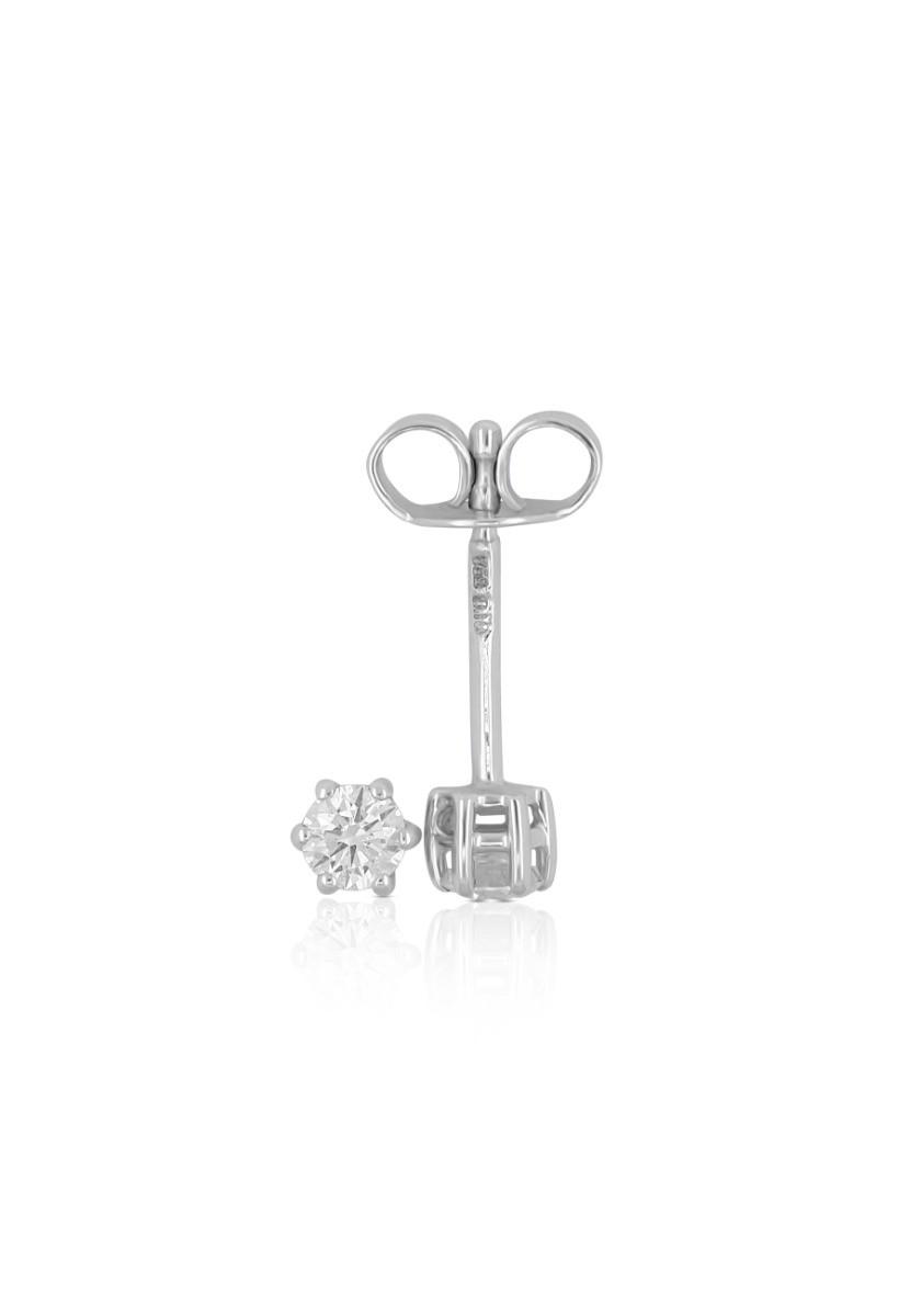 MUAU Schmuck  Ohrstecker Diamant 0.25ct. Weissgold 750 