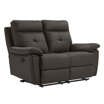 Relaxsofa 2-Sitzer - Leder- Braun - VINETA