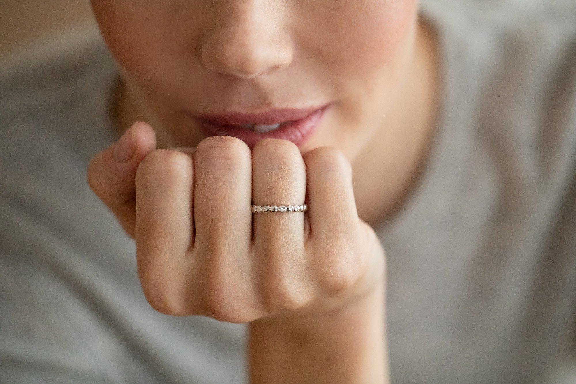 La Garçonne Diamant  Bague en argent et diamant 