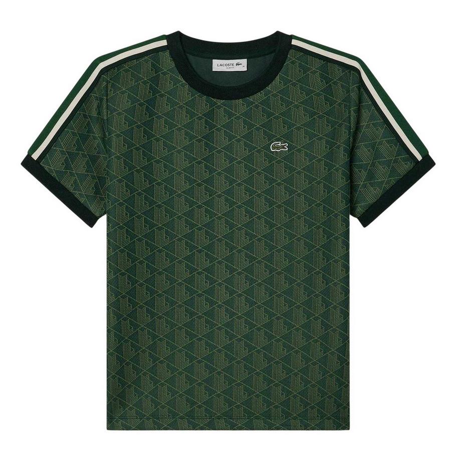 T-Shirt, Jacquard, Schmal