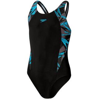 speedo  badeanzug, mädchen hyper boom splice muscleback 