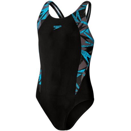 speedo  badeanzug, mädchen hyper boom splice muscleback 