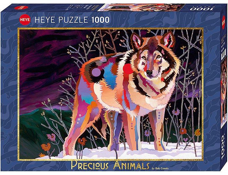 Heye  Puzzle Night Wolf (1000Teile) 