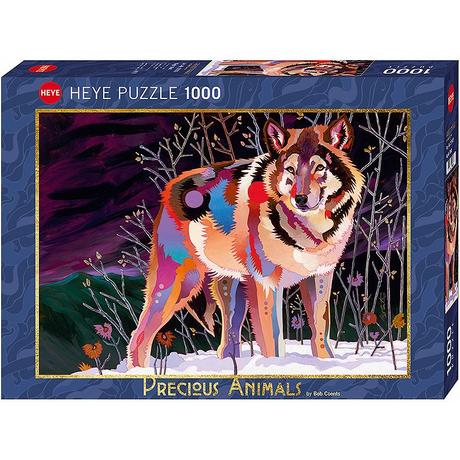 Heye  Puzzle Night Wolf (1000Teile) 