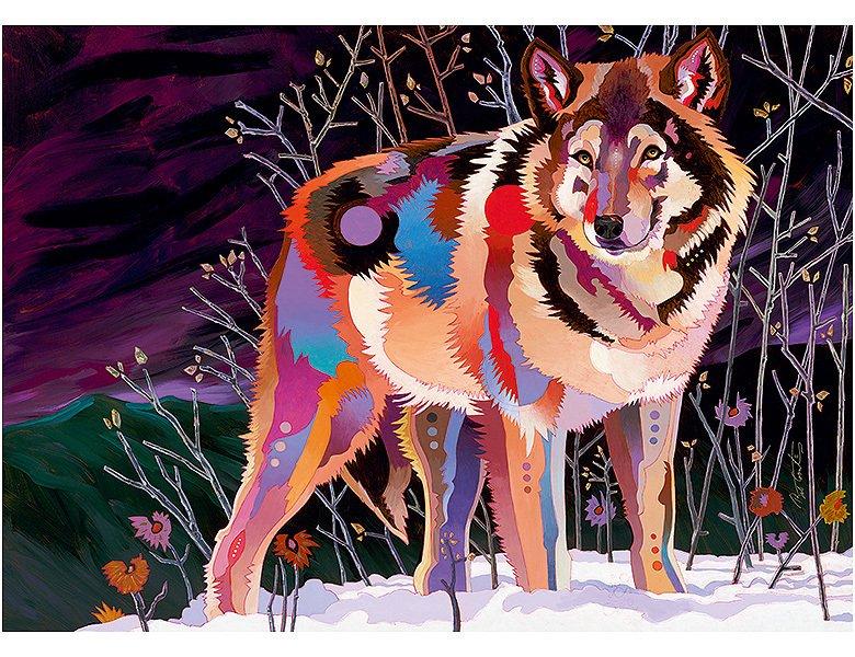 Heye  Puzzle Night Wolf (1000Teile) 