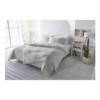 Living Home Uni Satin Taie de duvet  