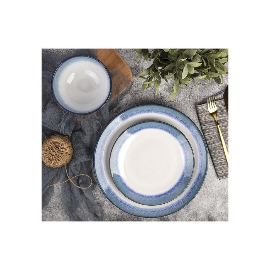 Sia  Service vaisselle SIA en grès ALGA pièces ivoire 