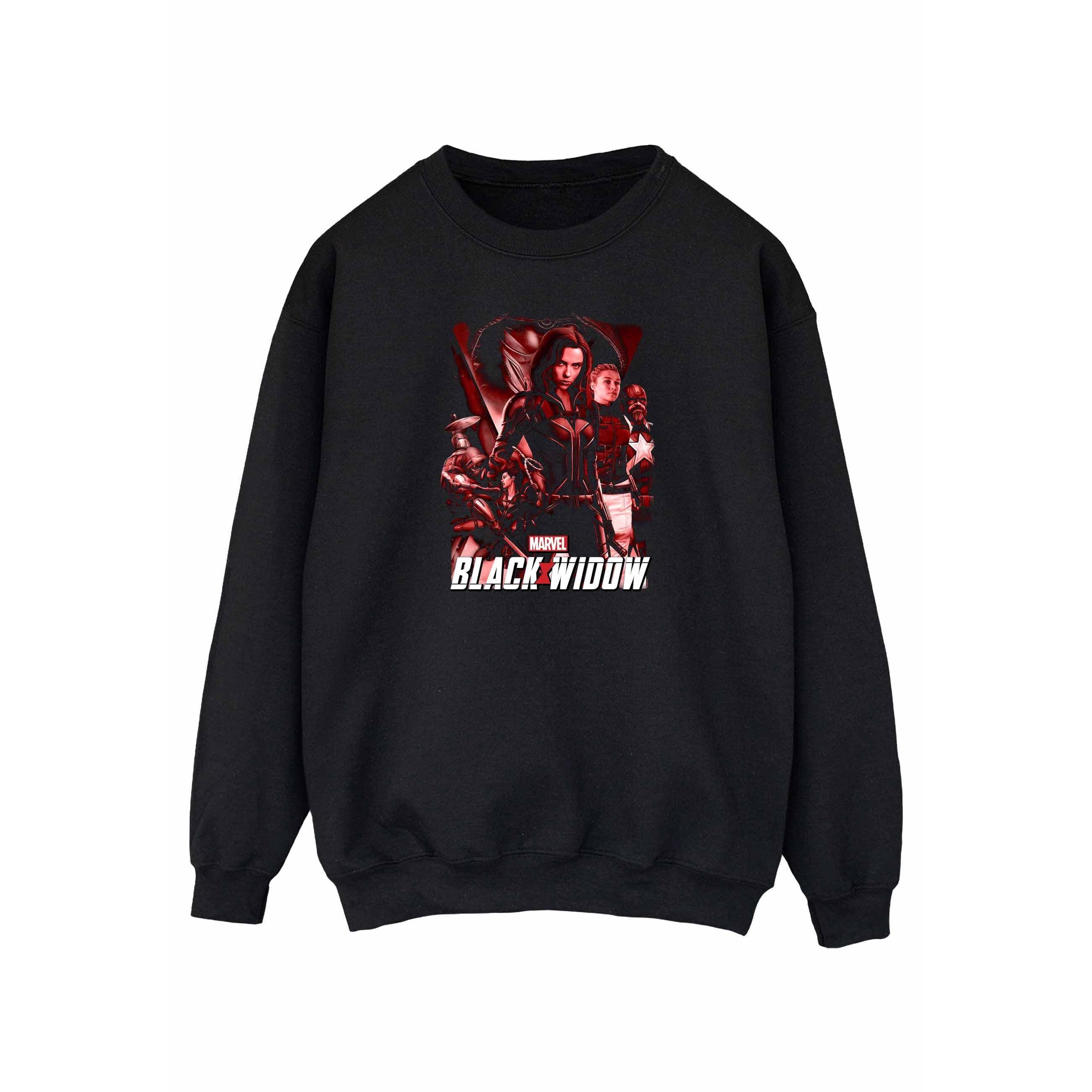 Image of Black Widow Movie Red Group Sweatshirt Damen Schwarz M