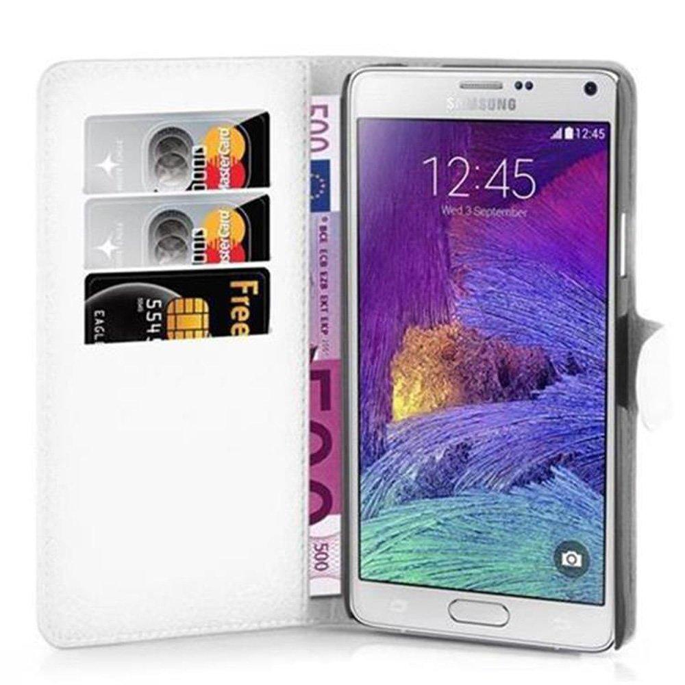 Cadorabo  Hülle für Samsung Galaxy NOTE 4 Standfunktion, Kartenfach 