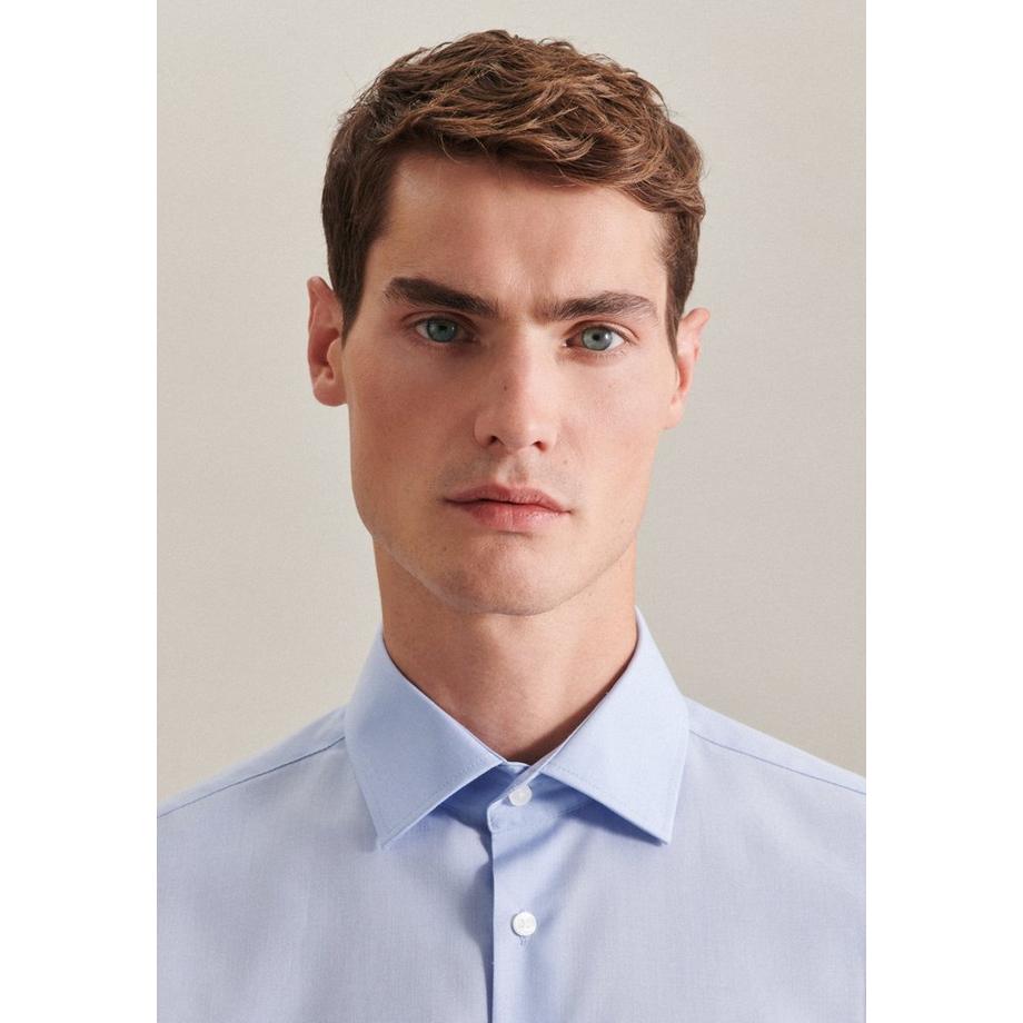 Seidensticker Business Hemd Slim Fit Langarm Uni  