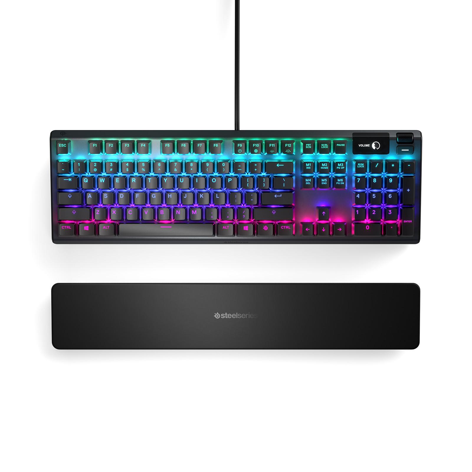 steelseries  Apex 5 Gaming Tastatur,  Hybrid Blue, RGB - schwarz 