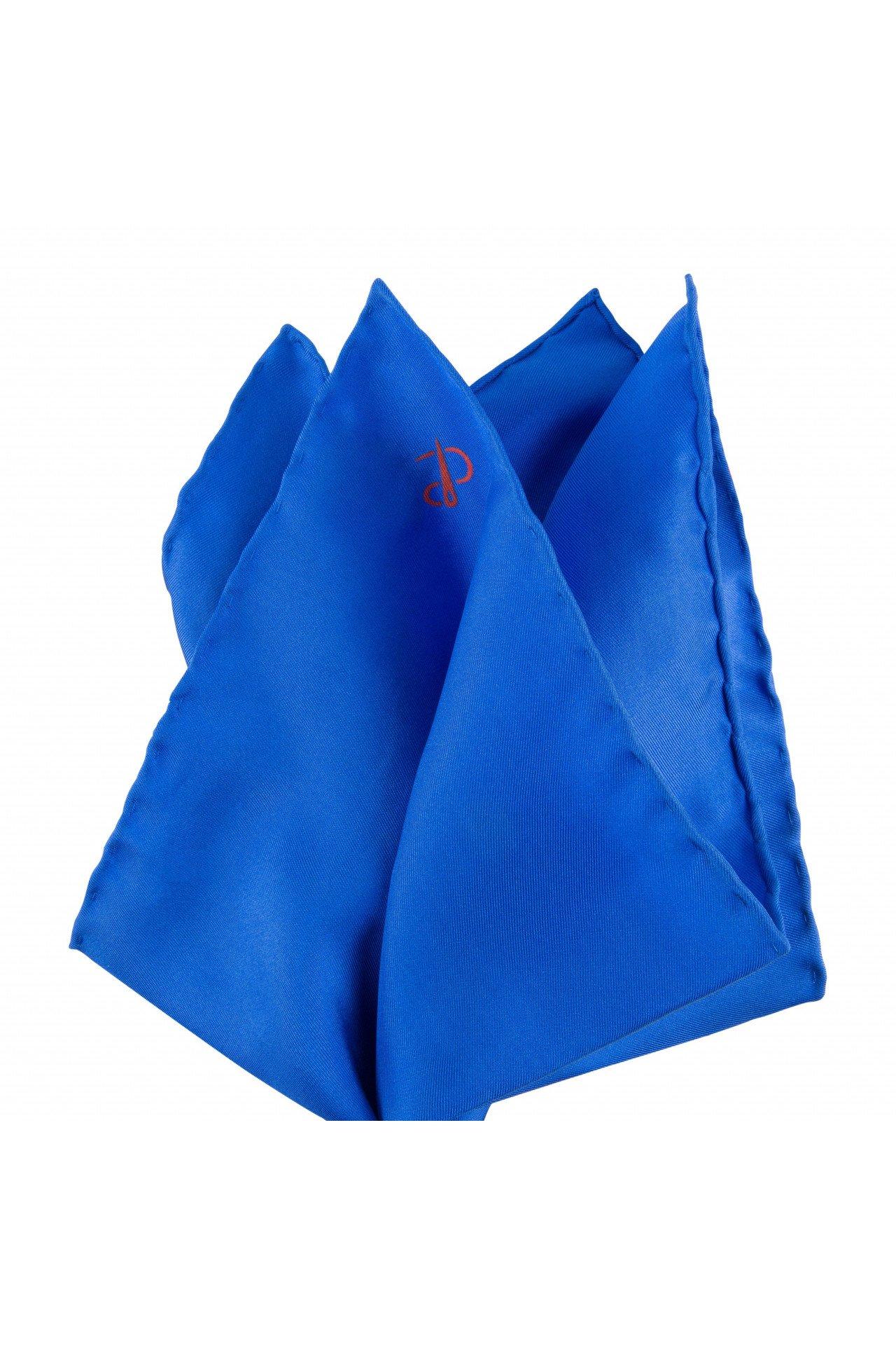 Image of Einstecktuch Aus Seide Herren Dunkelblau