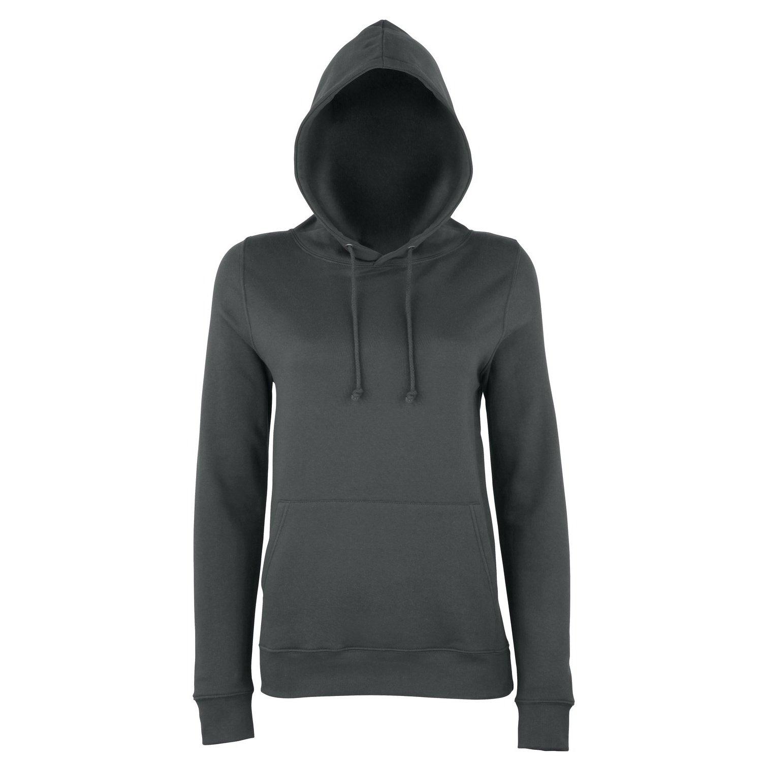 Image of Just Hoods Kapuzenpullover Hoodie Damen Charcoal Black M